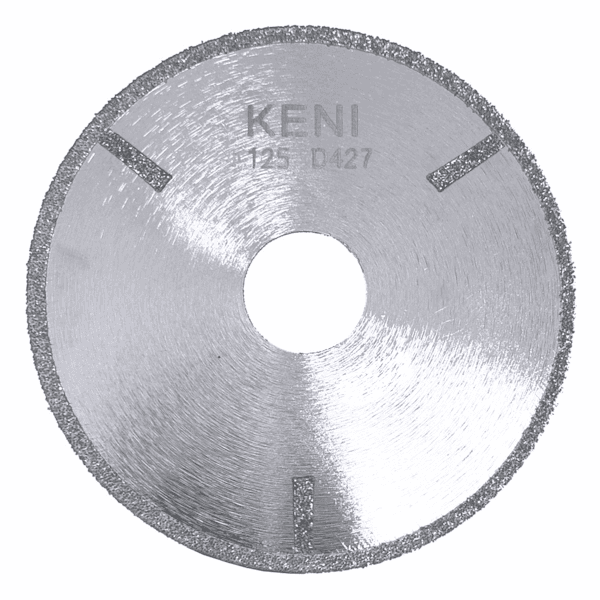 DDK06 - Disque Diamant Ø125x22,2x2.2 Jante Continue - Barettes 2 faces