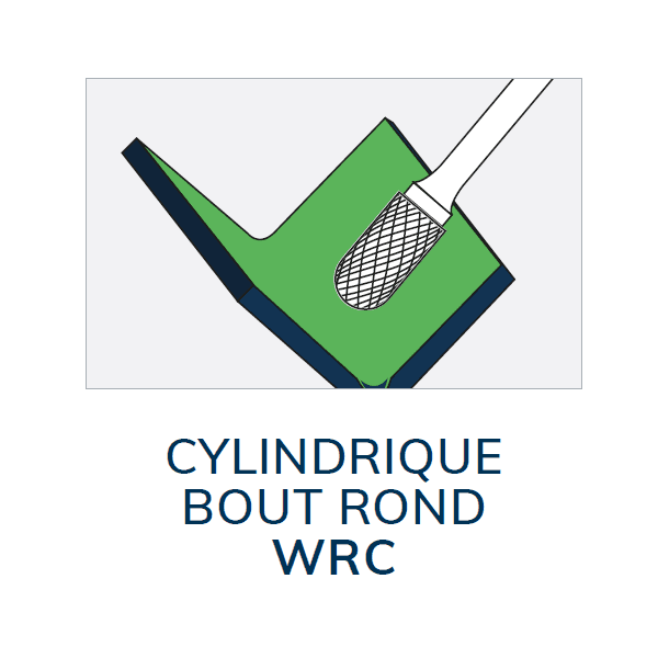 WRC40306 - Fraise Lime Carbure - Ø6